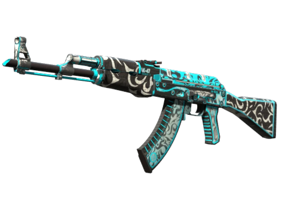 AK-47 | Frontside Misty (Well-Worn) - Image 1
