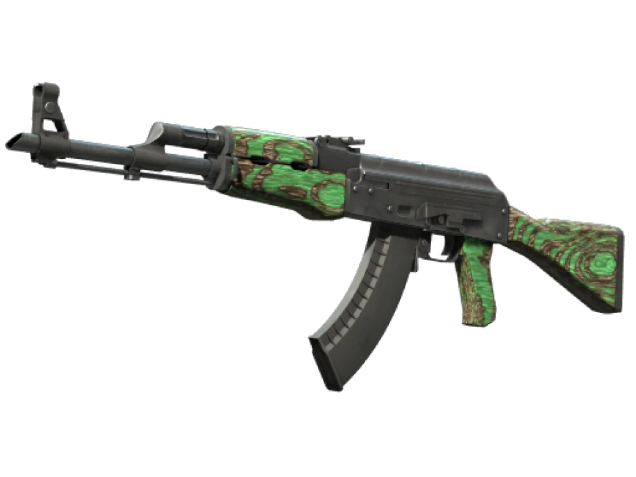 AK-47 | Green Laminate (Minimal Wear) - Image 1