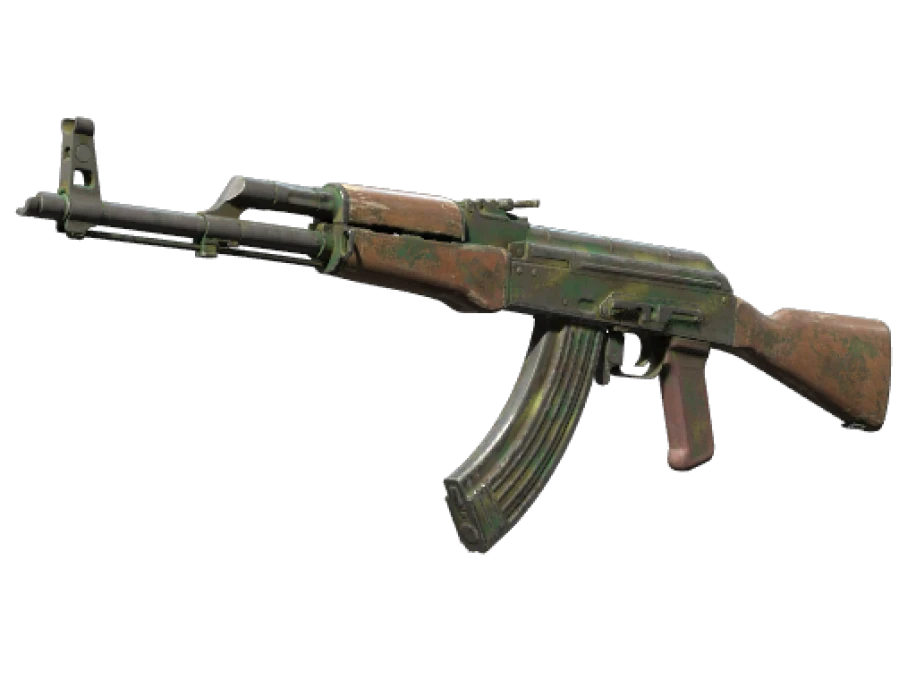 AK-47 | Jungle Spray (Battle-Scarred) - Image 1