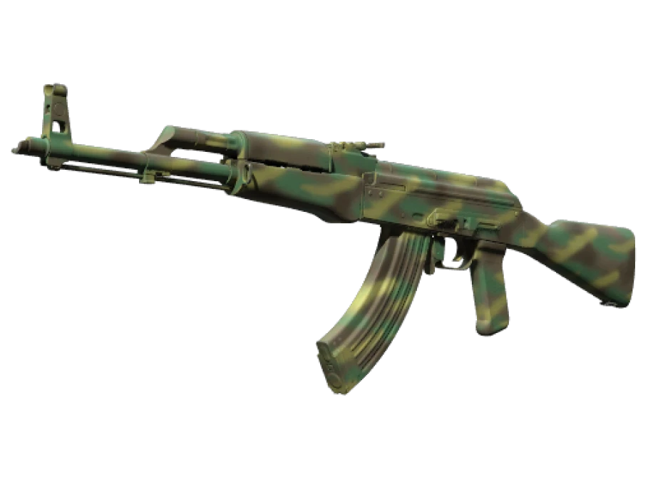 AK-47 | Jungle Spray (Minimal Wear) - Image 1