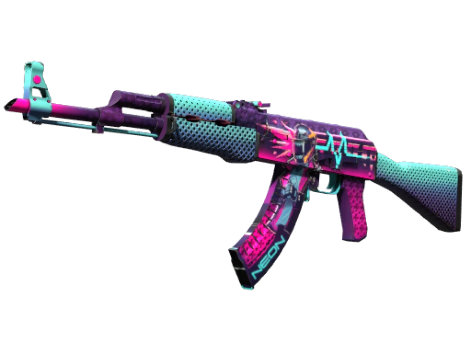 AK-47 | Neon Rider (Minimal Wear) - Image 1