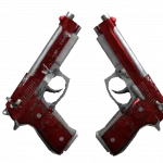 Dual Berettas | Hemoglobin (Field-Tested)