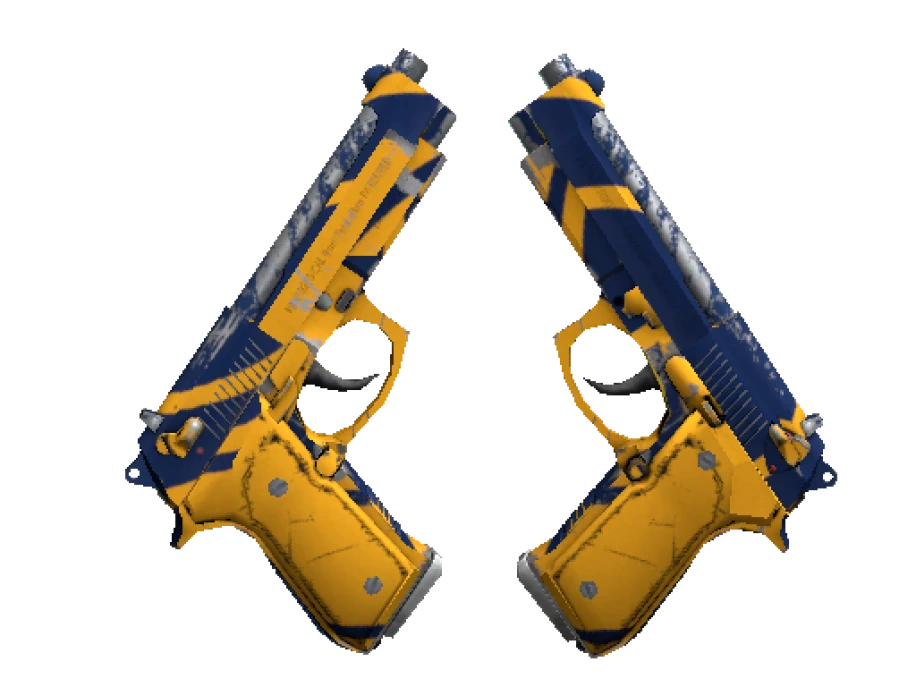 Dual Berettas | Marina (Well-Worn) - Image 1
