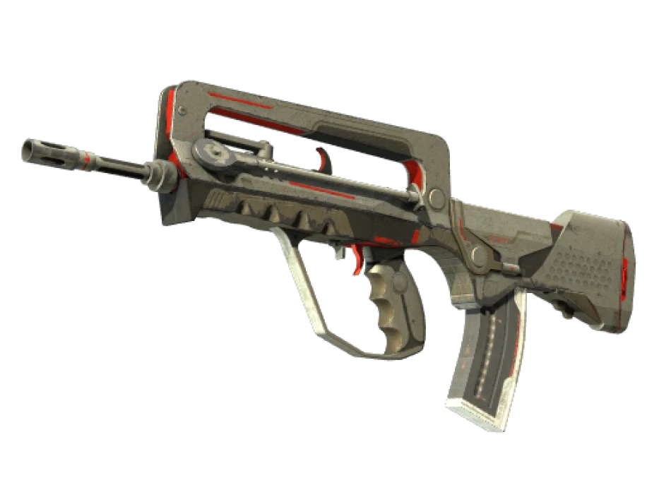 FAMAS | Mecha Industries (Battle-Scarred) - Image 1