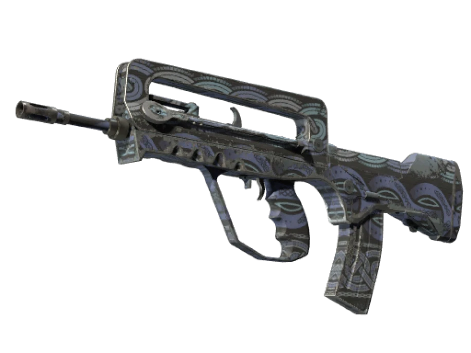 FAMAS | Night Borre (Well-Worn) - Image 1