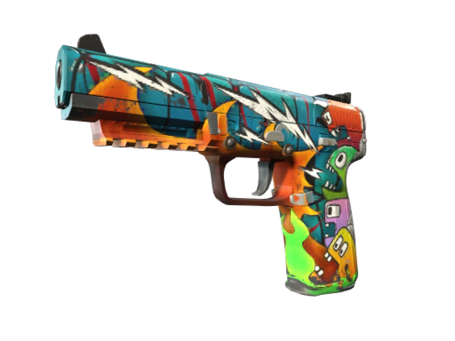 Five-SeveN | Angry Mob (Well-Worn) - Image 1