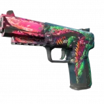 Five-SeveN | Hyper Beast (Battle-Scarred)