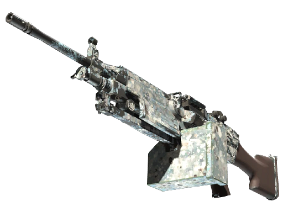 M249 | Blizzard Marbleized (Well-Worn) - Image 1