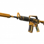 M4A1-S | Golden Coil (Well-Worn)