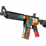 M4A4 | Cyber Security (Battle-Scarred)