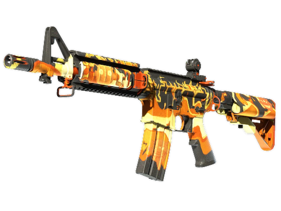 M4A4 | Hellish (Well-Worn) - Image 1