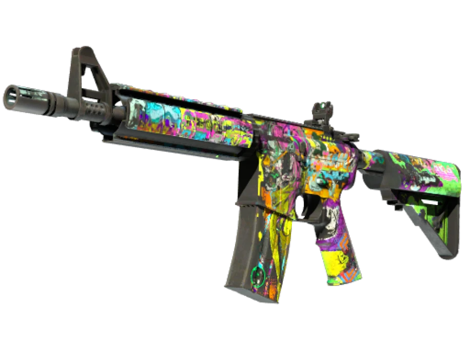M4A4 | In Living Color (Battle-Scarred) - Image 1