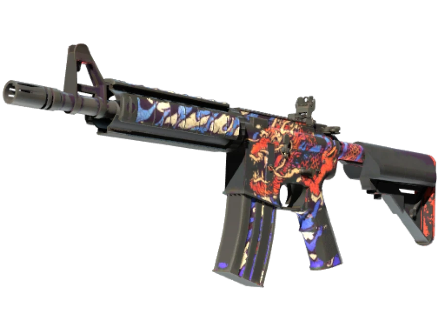 M4A4 | 龍王 (Dragon King) (Battle-Scarred) - Image 1