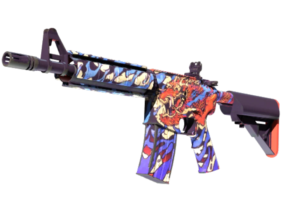 M4A4 | 龍王 (Dragon King) (Minimal Wear) - Image 1