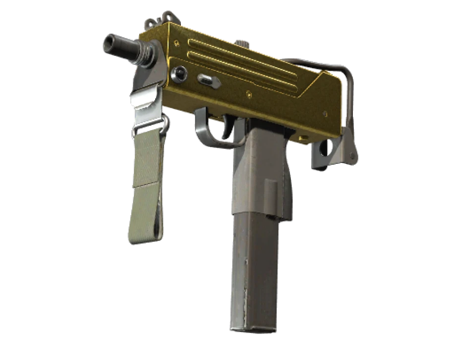MAC-10 | Gold Brick (Minimal Wear) - Image 1