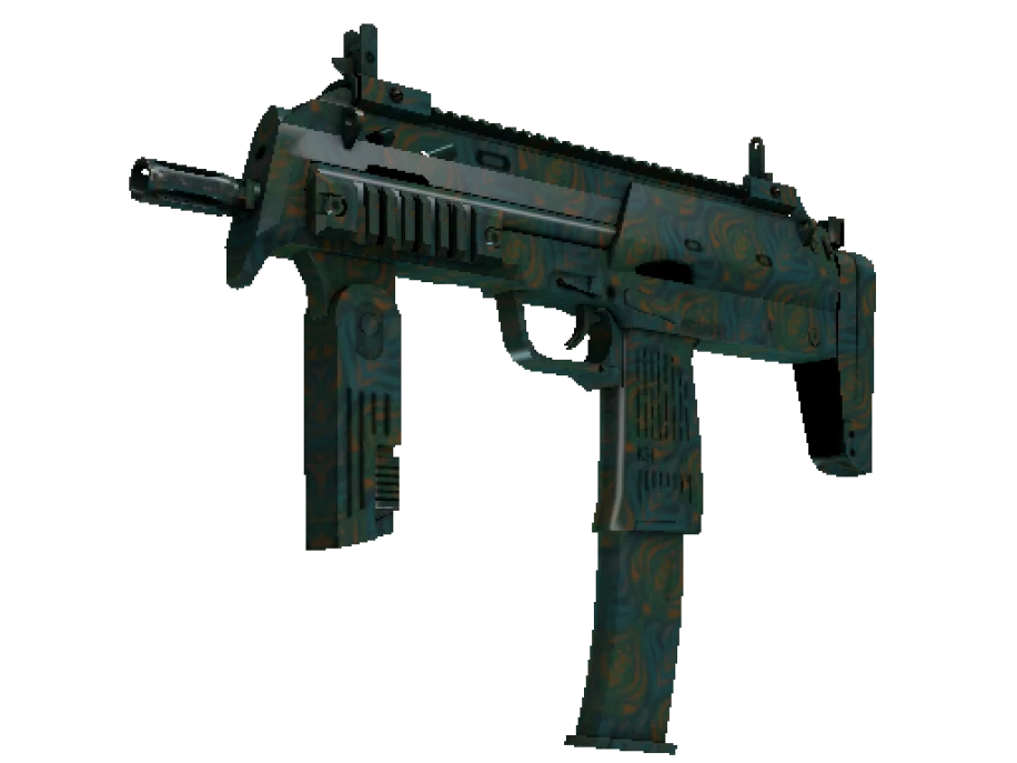 MP7 | Teal Blossom (Minimal Wear) - Image 1