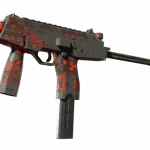 MP9 | Setting Sun (Battle-Scarred)