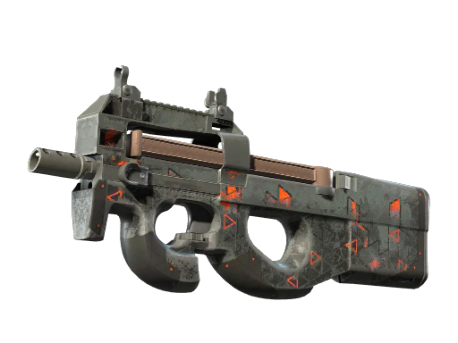 P90 | Trigon (Battle-Scarred) - Image 1