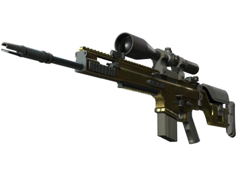 SCAR-20 | Brass (Battle-Scarred) - Image 1