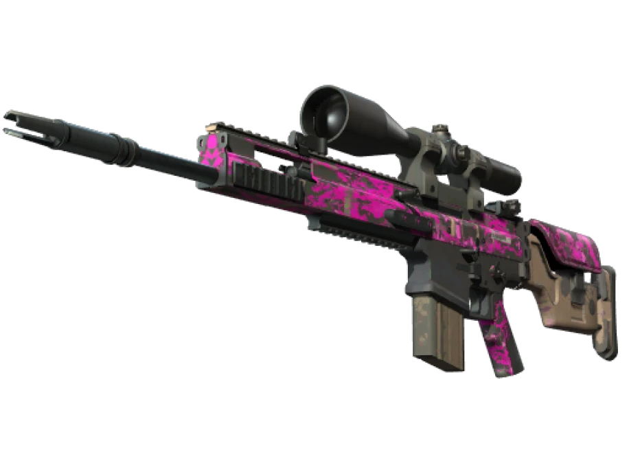 SCAR-20 | Splash Jam (Well-Worn) - Image 1