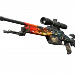 SSG 08 | Dragonfire (Well-Worn)