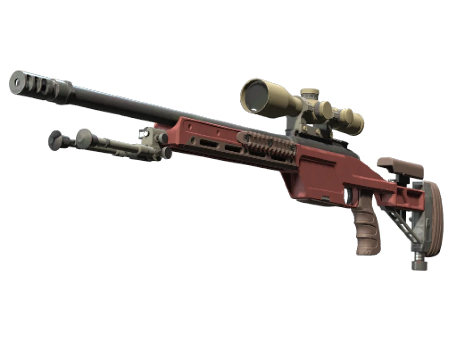 SSG 08 | Red Stone (Minimal Wear) - Image 1