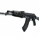 Souvenir AK-47 | Black Laminate (Minimal Wear)