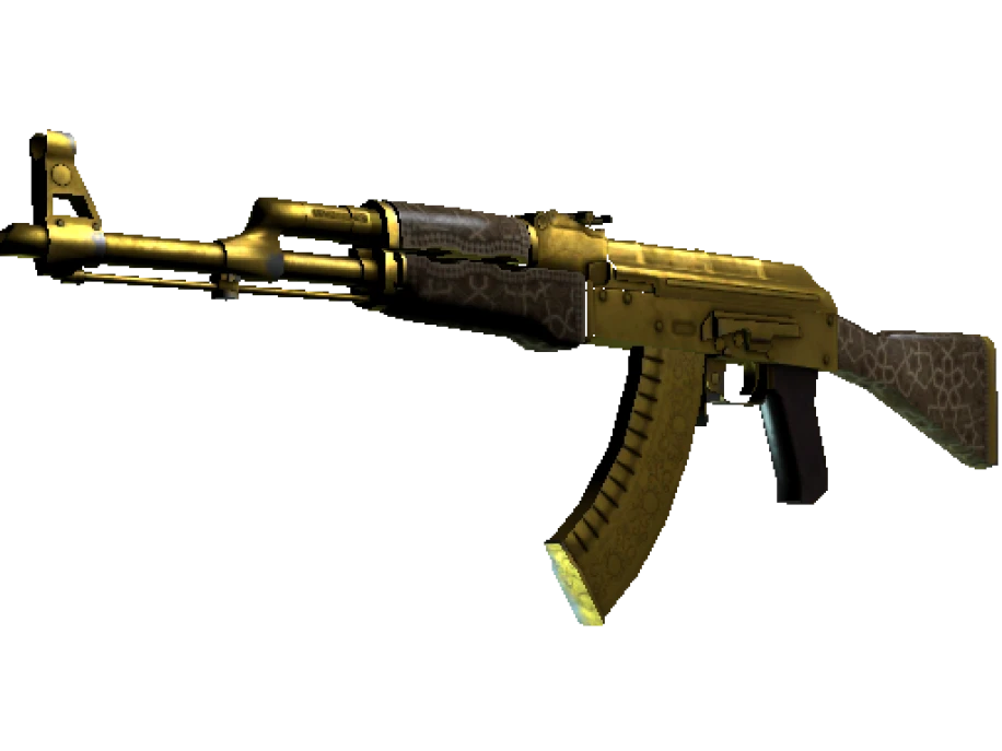 Souvenir AK-47 | Gold Arabesque (Battle-Scarred) - Image 1