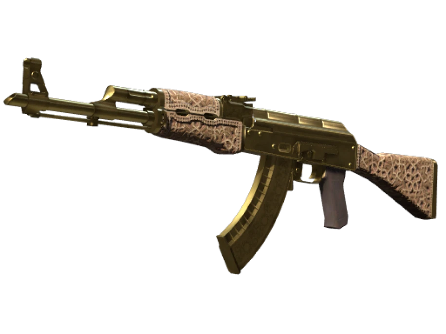 Souvenir AK-47 | Gold Arabesque (Minimal Wear) - Image 1