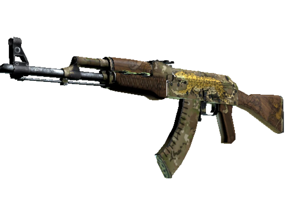 Souvenir AK-47 | Panthera onca (Well-Worn) - Image 1