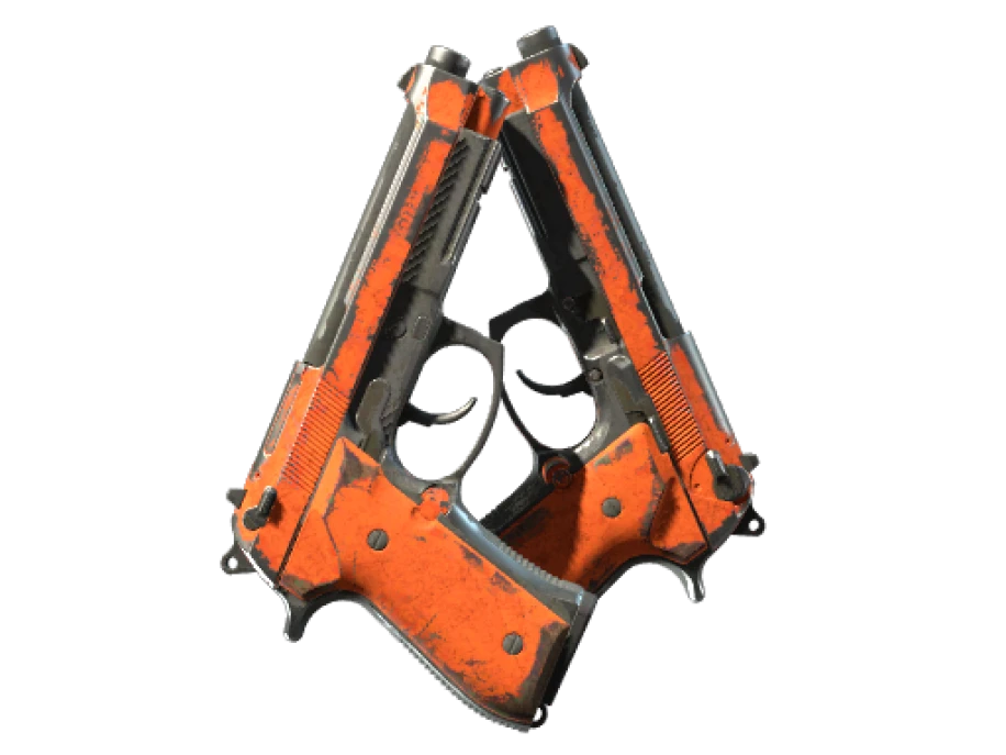 Souvenir Dual Berettas | Demolition (Battle-Scarred) - Image 1