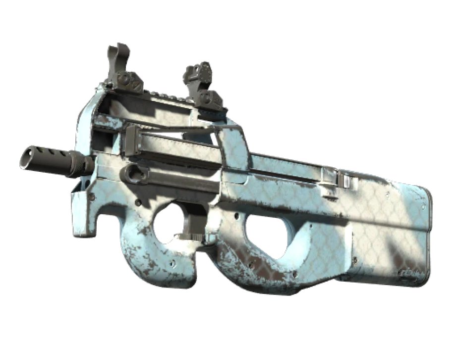 Souvenir P90 | Glacier Mesh (Well-Worn) - Image 1
