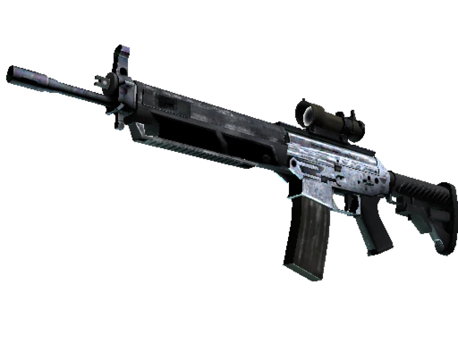 Souvenir SG 553 | Damascus Steel (Minimal Wear) - Image 1