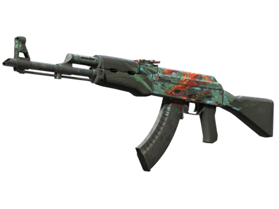 StatTrak™ AK-47 | Aquamarine Revenge (Battle-Scarred) - Image 1