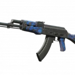 StatTrak™ AK-47 | Blue Laminate (Well-Worn)