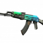 StatTrak™ AK-47 | Ice Coaled (Well-Worn)
