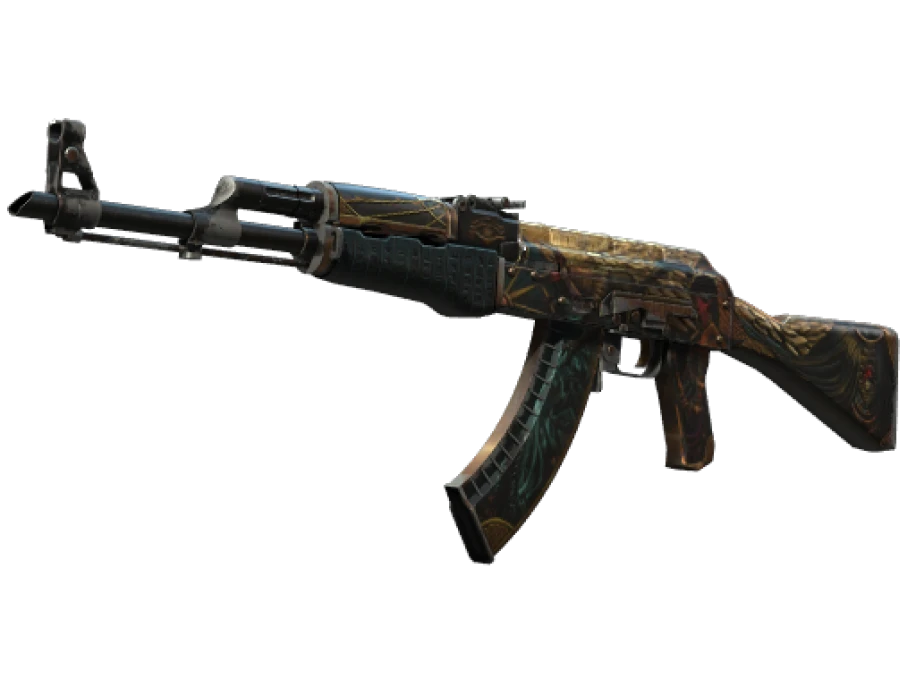 StatTrak™ AK-47 | Legion of Anubis (Well-Worn) - Image 1