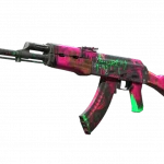StatTrak™ AK-47 | Neon Revolution (Battle-Scarred)