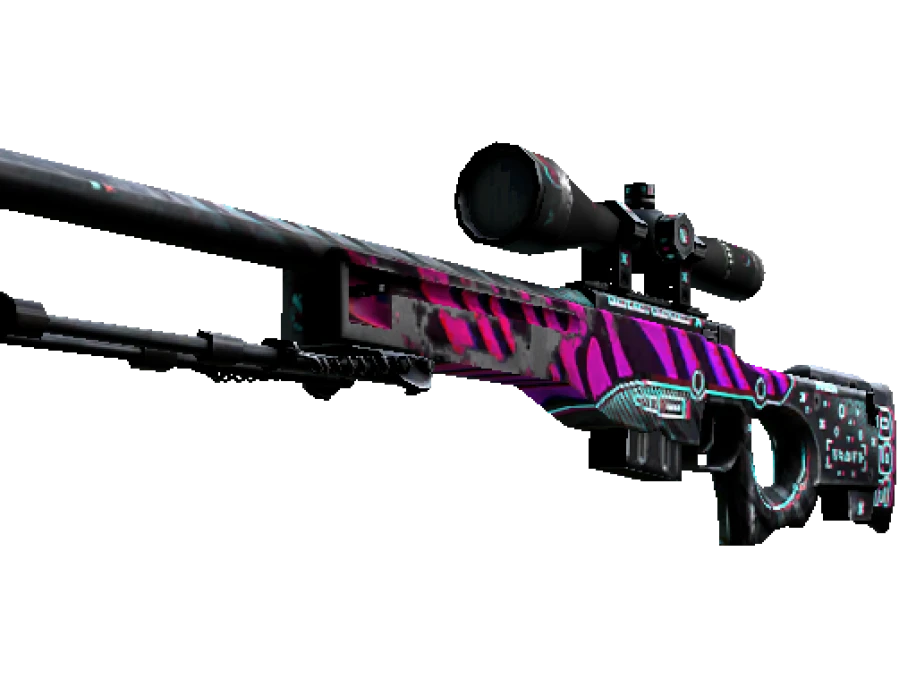 StatTrak™ AWP | Chromatic Aberration (Well-Worn) - Image 1