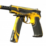 StatTrak™ CZ75-Auto | Yellow Jacket (Battle-Scarred)