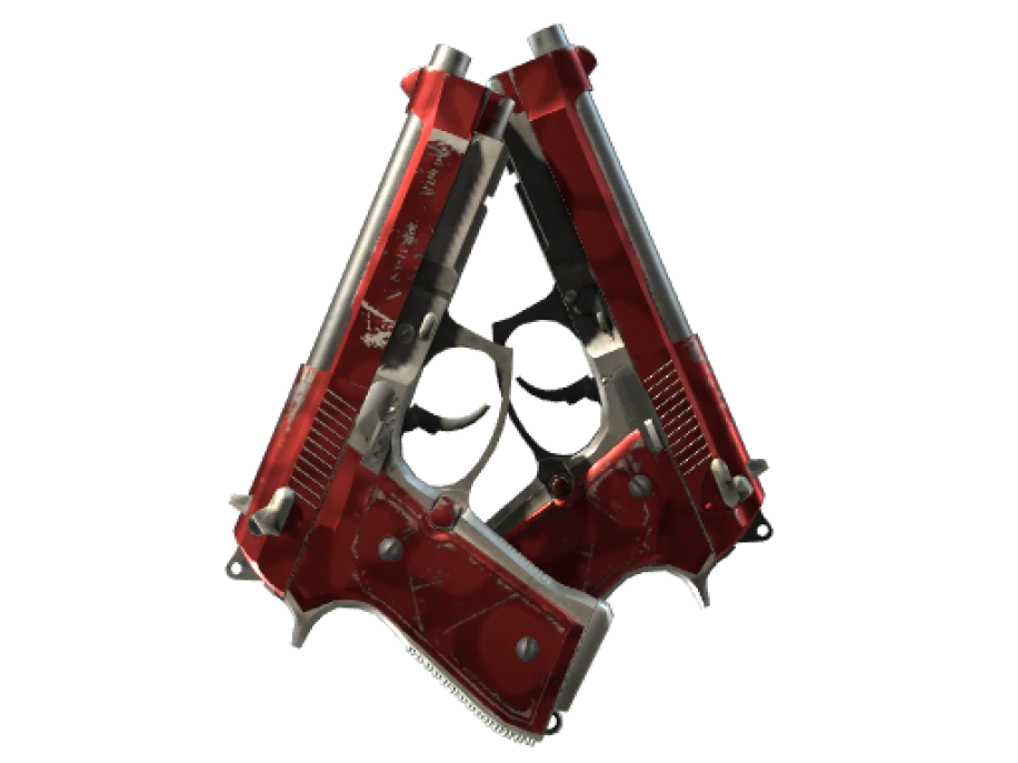StatTrak™ Dual Berettas | Hemoglobin (Field-Tested) - Image 1