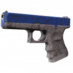 StatTrak™ Glock-18 | Blue Fissure (Minimal Wear)