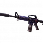 StatTrak™ M4A1-S | Black Lotus (Battle-Scarred)