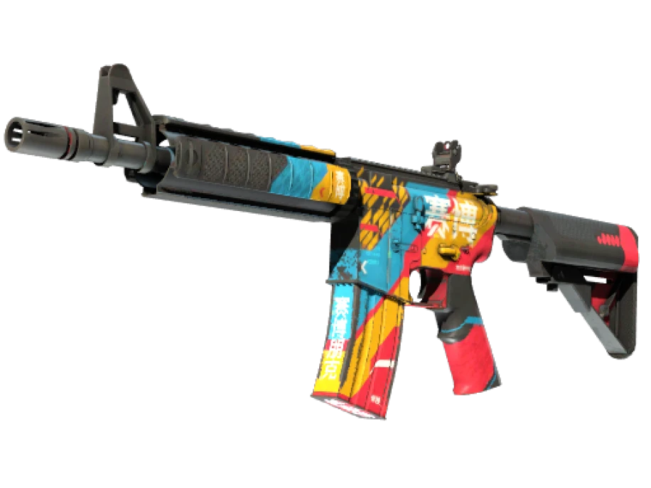 StatTrak™ M4A4 | Cyber Security (Well-Worn) - Image 1