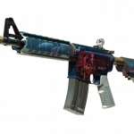 StatTrak™ M4A4 | Spider Lily (Minimal Wear)