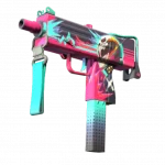 StatTrak™ MAC-10 | Neon Rider (Field-Tested)