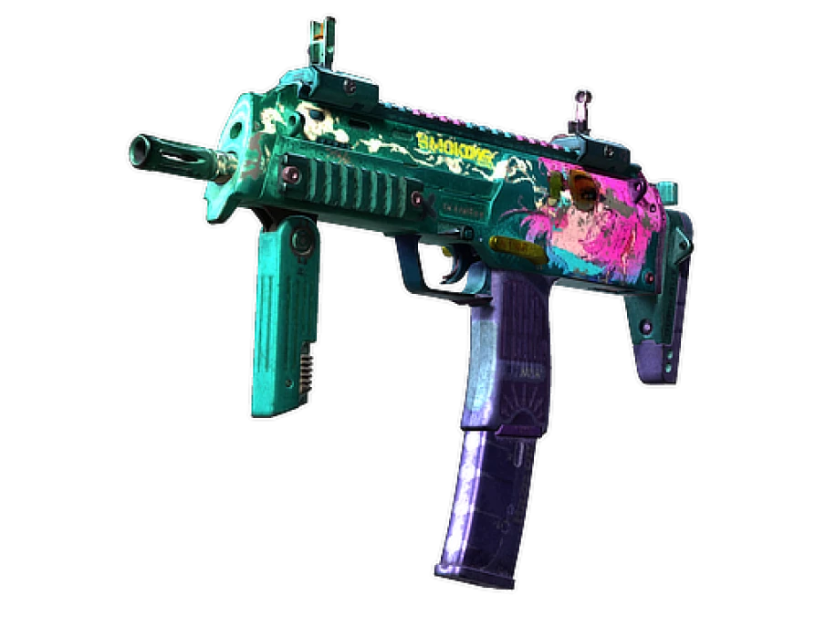 StatTrak™ MP7 | Smoking Kills (Battle-Scarred) - Image 1
