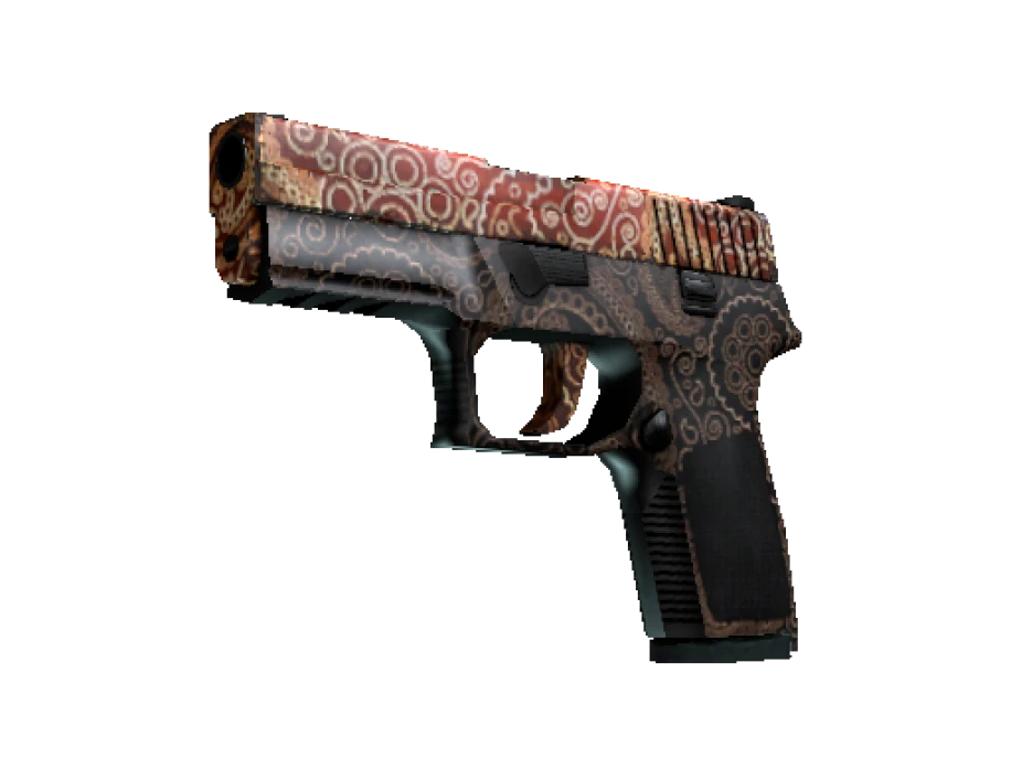 StatTrak™ P250 | Mehndi (Well-Worn) - Image 1