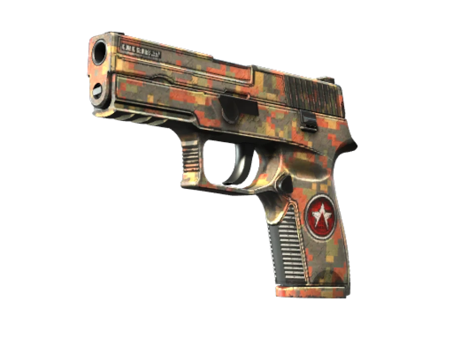 StatTrak™ P250 | Red Rock (Well-Worn) - Image 1