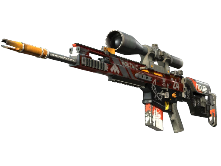 StatTrak™ SCAR-20 | Bloodsport (Well-Worn) - Image 1